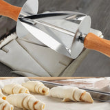 Croissant Dough Pastry Rolling Cutter β Stainless Steel Baking Tool