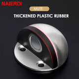 NAIERDI Magnetic Door Stopper β Nail-Free Stainless Steel Door Stop for Home & Kitchen