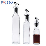 Transparent Glass Olive Oil Bottle β Leakproof Press-Type Cruet (150 / 250 / 500ML)