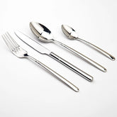 Premium 24-Piece Stainless Steel Flatware Set |Knives ,Forks & Spoons | Eco-Friendly, Dishwasher Safe