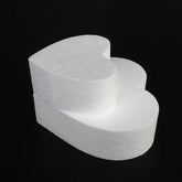 Heart Shaped Cake Dummy Foam Mold Polystyrene Practice Model for Cake Decorating