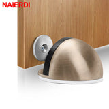 NAIERDI Magnetic Door Stopper β Nail-Free Stainless Steel Door Stop for Home & Kitchen