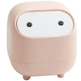 Ninja Desktop Trash Can – Mini Double-Layer Pressing Bin with Lid for Household & Living Room
