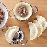 Stainless Steel Dumpling Maker Press – Ravioli, Pie & Pastry Wrapper Mold