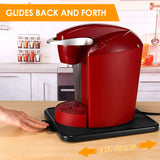 Kitchen Appliance Sliding Tray – Smooth Wheels & Non-Slip Under Cabinet Rolling Tray