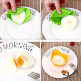 Silicone Egg Poacher Cups – Egg Boiler Mold for Microwave, Air Fryer & Stovetop