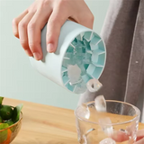 Food-Grade Silicone Ice Cylinder Mold – Quick Freeze Ice Cups & Storage Box