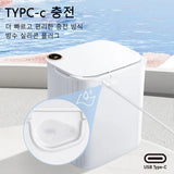 JYPS 20L Smart Sensor Trash Can – Digital Display, Type-C Rechargeable Automatic Waste Bin