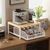 Kitchen Countertop Organizer – Multi-Use Pull-Out Shelf for Microwave, Coffee Machine & Spices