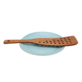 Wooden Filter Shovel Spatula β Non-Stick Frying & Steak Cooking Tool with Drain Holes