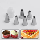 Reusable Silicone Pastry Bag Set with 24 Icing Nozzles DIY Cake Decorating Tools
