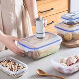 Vacuum Food Storage Box β Transparent Fridge & Microwave Safe Food Container
