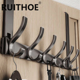 Door Behind Hooks Storage β Punch-Free Wall Hanging Organizer