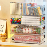 Acrylic Storage Box – Transparent Desktop Organizer for Cosmetics & Household Items