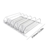 Canned Beverage Push Rack – Adjustable Drink Organizer Dispenser for Fridge