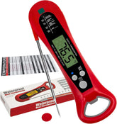 Digital Meat Thermometer IP67 Waterproof – Fast Read with 2 Probes for Cooking & BBQ
