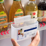 2pcs Space-Saving Refrigerator Hanging Cheese Slice Organizer