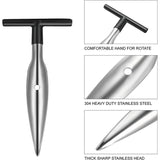 LMETJMA Stainless Steel Coconut Opener β Safe & Easy Coconut Scraper Knife