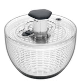 LMETJMA 6.3 QT Salad Spinner – One-Handed Easy Press Lettuce & Vegetable Dryer
