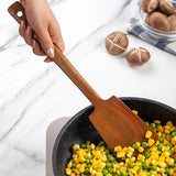Wooden Spatula for Non-Stick Cookware – Heat-Resistant Kitchen Cooking Utensil
