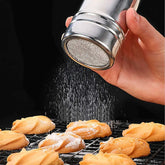 Kitchen Stainless Steel Powder Duster – Salt, Sugar, Pepper & Cocoa Shaker Container