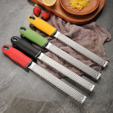 Stainless Steel Cheese Grater & Lemon Zester with Protective Cover β Multi-Purpose Kitchen Tool