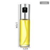 100ML Glass Oil Spray Bottle – Press Type Refillable Oil Mister for Cooking, BBQ & Air Fryer