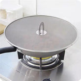Stainless Steel Fine Mesh Frying Pan Splatter Screen – Oil Proof Lid Cover