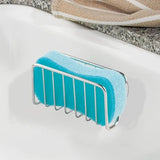 Suction Cup Sponge Holder β Stainless Steel Wall-Mounted Kitchen & Bathroom Sink Organizer