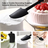 High-Temperature Silicone Spatula Set – Non-Slip Handle for Cooking, Mixing & Baking