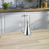 1/0.5/0.27L 304 Stainless Steel Oil Bottle β Leakproof Daily Use Dispenser for Oil, Vinegar & Condiments