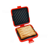 Food-Grade Silicone Microwave Sandwich Maker – Easy-to-Use with Adjustable Straps