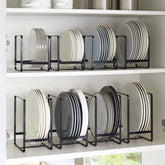 Metal Kitchen Dish Storage Rack – Countertop Plate & Dinnerware Drain Rack