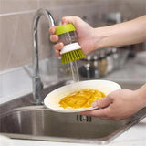 Multifunctional Dish Scrubber with Soap Dispenser โ Kitchen Cleaning Brush