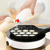 Hand-Cranked Batter Mixing Bottle – Easy Squeeze Pastry Dispenser with Blender Ball