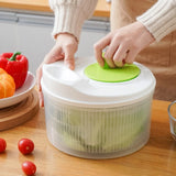 Multifunctional Manual Vegetable Dehydrator β Salad Spinner & Fruit/Lettuce Drain Basket