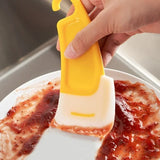 Cleaning Silicone Spatula β Soft Blade Kitchen Scraper for Pans, Pots & Dishes