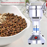 150G Electric Dry Food Grinder – Stainless Steel High-Speed Grain, Spice & Coffee Grinder Machine