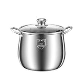 1PC Stainless Steel Soup Pot – 5L Large Capacity Stew & Boil Cookware