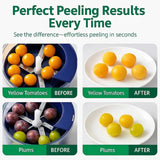 Automatic Grape & Garlic Peeler – Rechargeable Electric Fruit Peeling Machine
