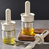 Silicone Oil Dispenser Bottle with Brush β BPA-Free Heat-Resistant Cooking & BBQ Tool