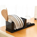 Plastic Foldable Dish Drying Rack – 2-in-1 Space-Saving Utensil & Bowl Drainer