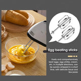 Handheld Electric Egg Beater – 7-Speed Dough & Cream Mixer