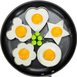 New Stainless Steel Fried Egg Mold – Heart Pancake & Omelette Maker