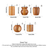 Leeseph Wooden Salt & Pepper Mills – Adjustable Ceramic Grinder for Fresh Seasoning