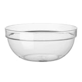 Transparent Large-Capacity Salad & Dessert Bowl | Lightweight Reusable Serving Bowl for Fruit, Yogurt & Ice Cream