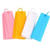 4pcs Cream Scraper Set – PP Icing Combs & Spatulas for Cake Decorating and DIY Baking