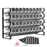 SucceBuy Spice Rack Organizer – 36/72 Jar Complete Seasoning Storage Set