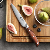 XINZUO 5" Utility Knife – German 1.4116 Steel Multi-Function Peeling & Slicing Knife