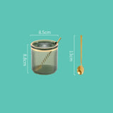 Seasoning Jar with Spoon – Exquisite Household Kitchen Storage Bottle for Salt, Pepper & Herbs